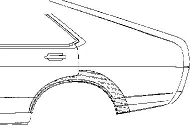 VAN WEZEL 5807148 -  Боковина